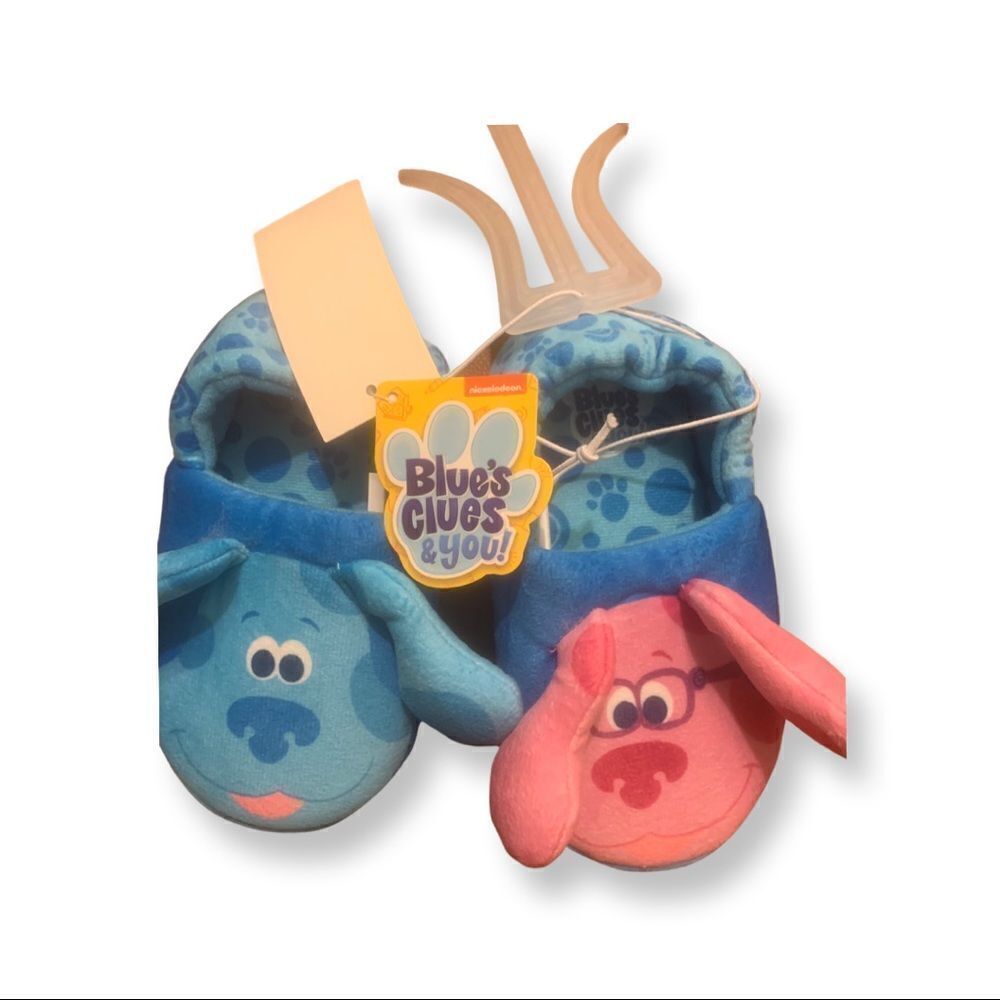 Blue Blues Clues Magenta Slip On Slippers Toddler size 9/10. NWT!    - Picture 6 of 8